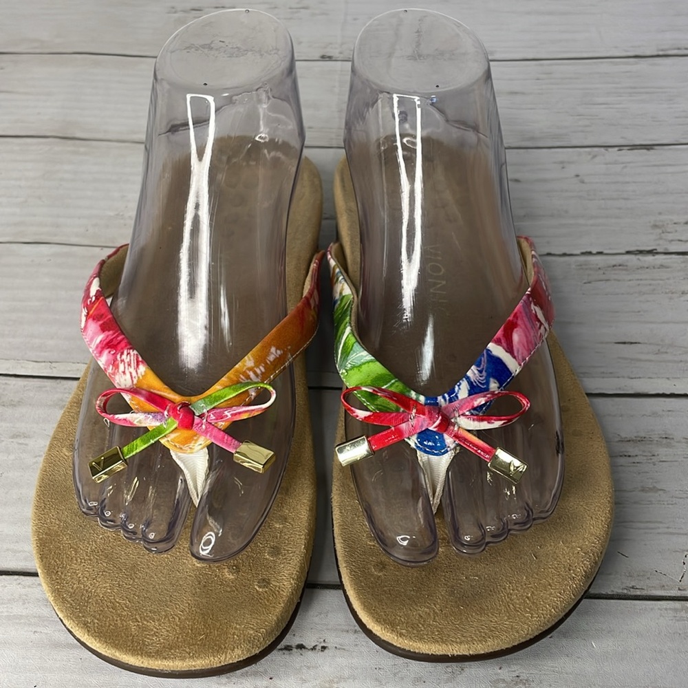 Vionic Bella Multi Color Toe Post Thong Sandal - image 3
